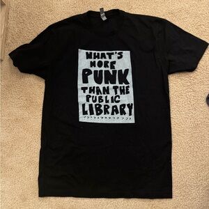 Black Graphic Library T-Shirt